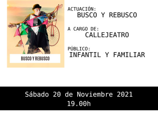 NARRADORES ORALES - busco y rebusco 19h san mateo de gallego