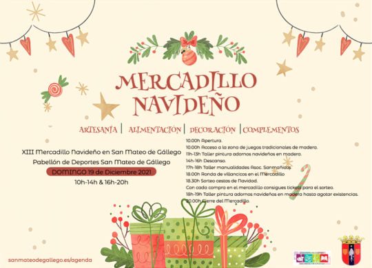 mercadillo navideño 2021 horario