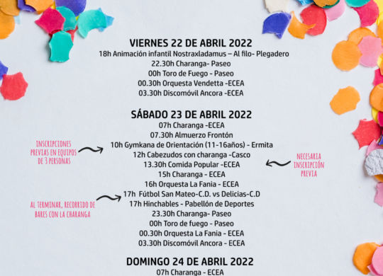 CARTEL FIESTAS PRIMAVERA