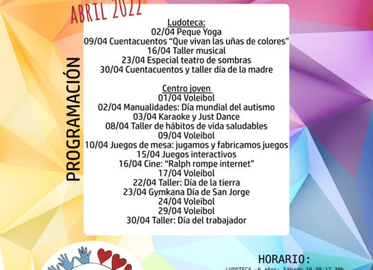 CENTRO JOVEN SAN MATEO 2022- CARTEL - abril 2022