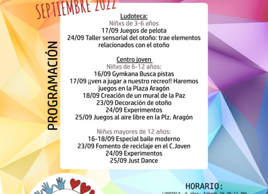 09-2022 CENTRO JOVEN SAN MATEO 2022- CARTEL - septiembre 2022