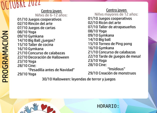 10-2022 CENTRO JOVEN SAN MATEO 2022- CARTEL - octubre 2022