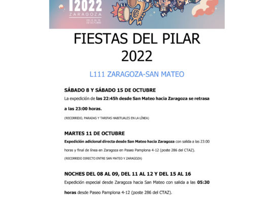 horario bus nocturno pilares