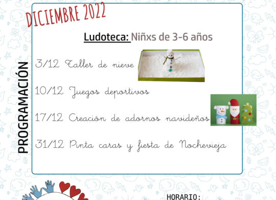 12-2022 CENTRO JOVEN -LUDOTECA - SAN MATEO 2022- CARTEL - diciembre 2022