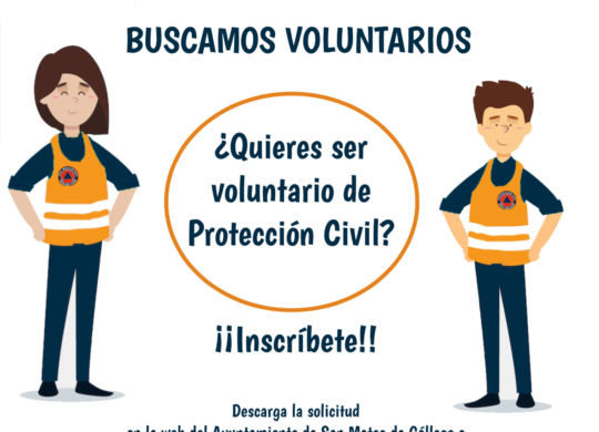 SE BUSCAN VOLUNTARIO PROTECCION CIVIL