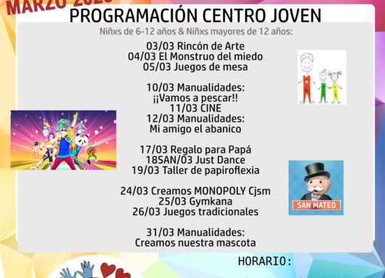 03-2023 CENTRO JOVEN SAN MATEO 2023- CARTEL -marzo