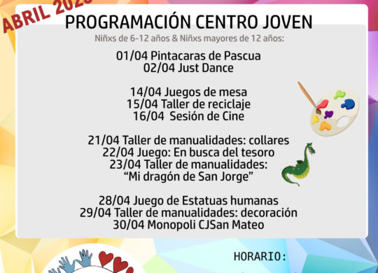 04-2023 CENTRO JOVEN SAN MATEO 2023- CARTEL -abril