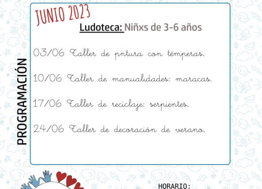 05-2023 CENTRO JOVEN -LUDOTECA - SAN MATEO 2023- CARTEL - JUNIO 2023