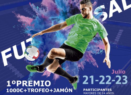 cartel maratón futbol sala