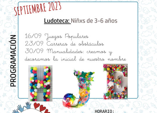09-2023 CENTRO JOVEN -LUDOTECA - SAN MATEO 2023- CARTEL - septiembre 2023