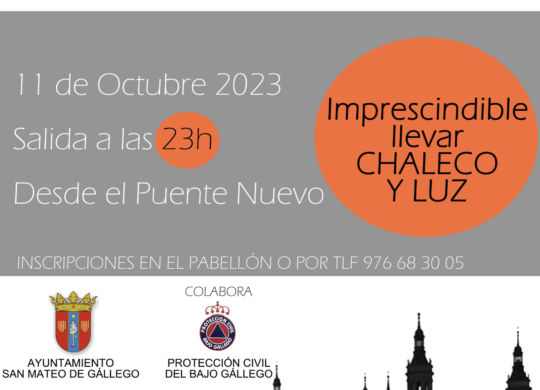 Bajada andando al pilar 2023