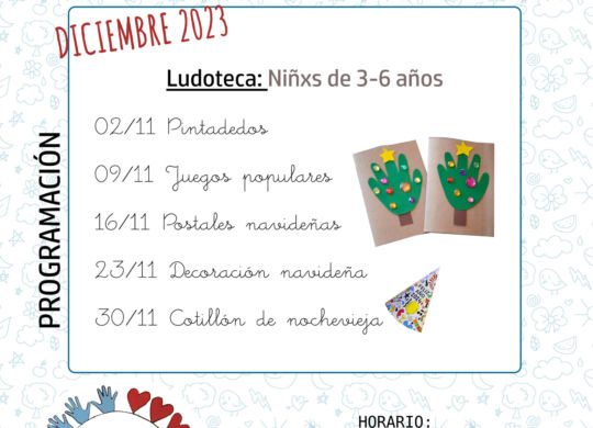 12-2023 CENTRO JOVEN -LUDOTECA - SAN MATEO 2023- CARTEL - diciembre 2023