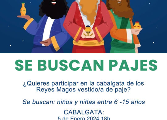 se buscan pajes cabalgata 2024