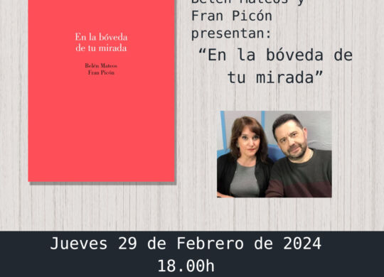 presentacion libro en la boveda de tu mirada