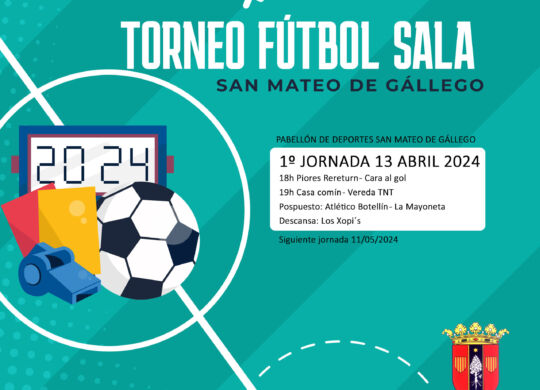 torneo fútbol sala 2024- 1 jornada