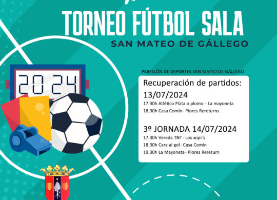 torneo fútbol sala 2024- recup jornada