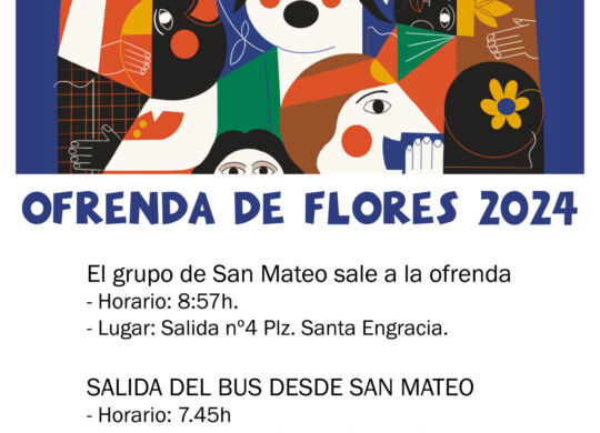 ofrenda flores 2024