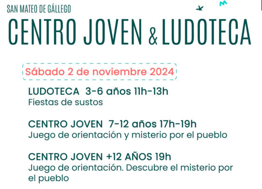 cartel actividades centro joven 2024 20241102