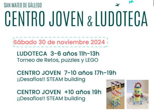 cartel actividades centro joven 2024 20241130