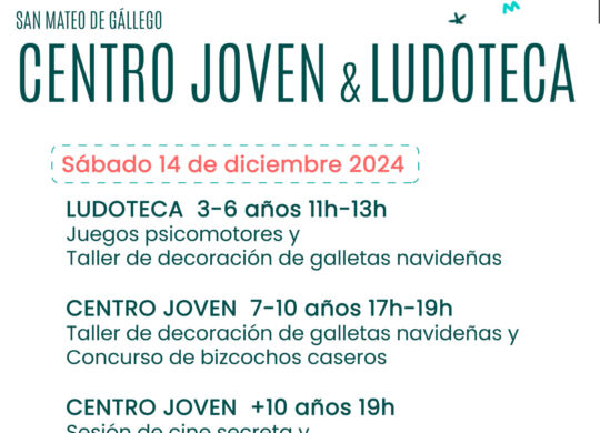 cartel actividades centro joven 2024 20241214