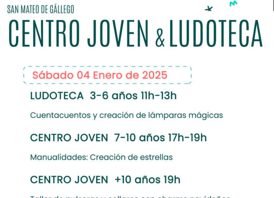 cartel actividades centro joven 2025 20250104
