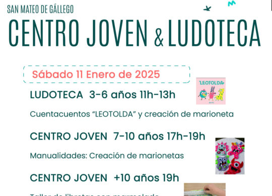 cartel actividades centro joven 2025 20250111