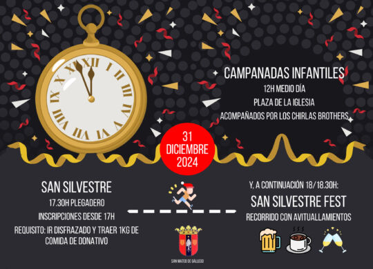 fin de año campanadas y san silvestr