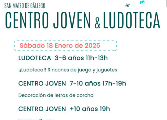 cartel actividades centro joven 2025 20250118