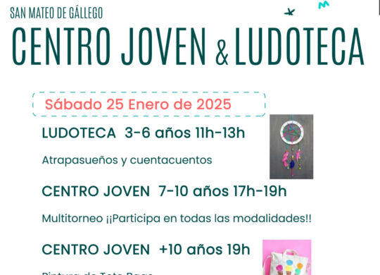 cartel actividades centro joven 2025 20250125