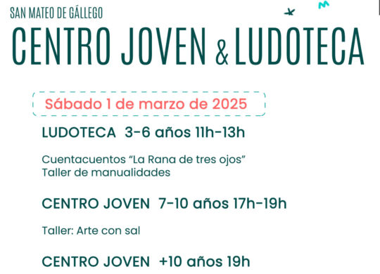 cartel actividades centro joven 2025 20250301