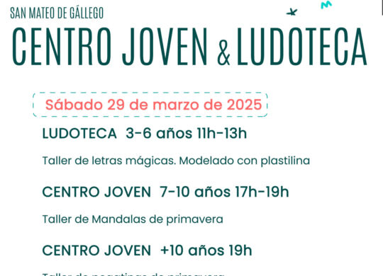 cartel actividades centro joven 2025 20250329