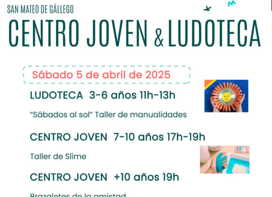 cartel actividades centro joven 2025 20250405