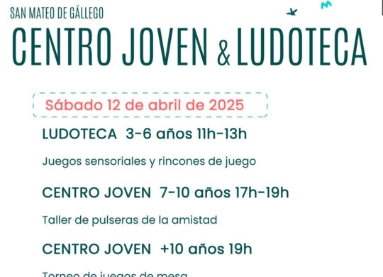 cartel actividades centro joven 2025 20250412