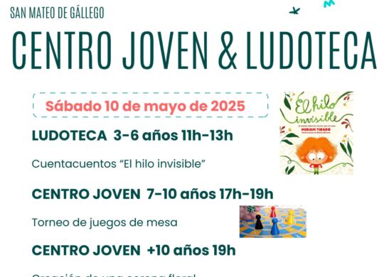 cartel actividades centro joven mayo 2025 20250510