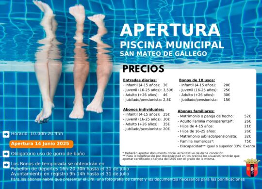 apertura piscina 2025