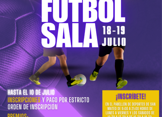 cartel maraton de futbolsala