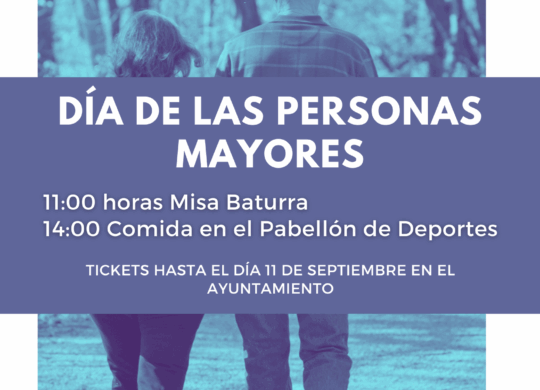 cartel día de las personas mayores