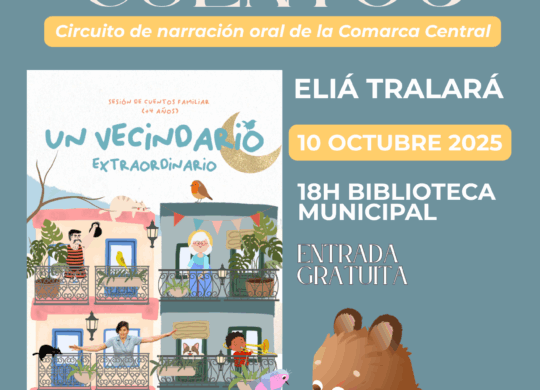 Documento A4 cartel Cuentacuentos Infantil Ilustrado Beige y Amarillo (1)