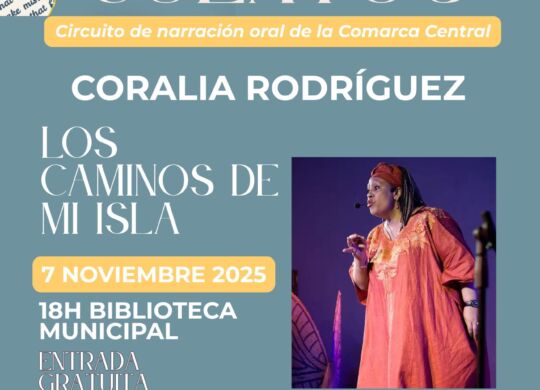 Documento A4 cartel Cuentacuentos Infantil Ilustrado Beige y Amarillo