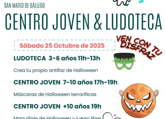 cartel actividades centro joven 2025 20251025