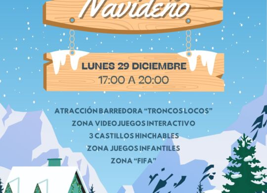 cartel navidad parque_2025