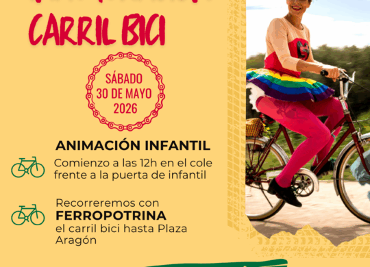 inauguración carril bici animación infantil