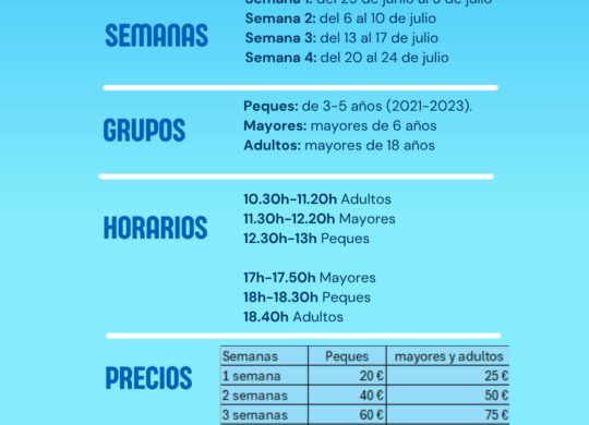 cursillo natación 2026 1